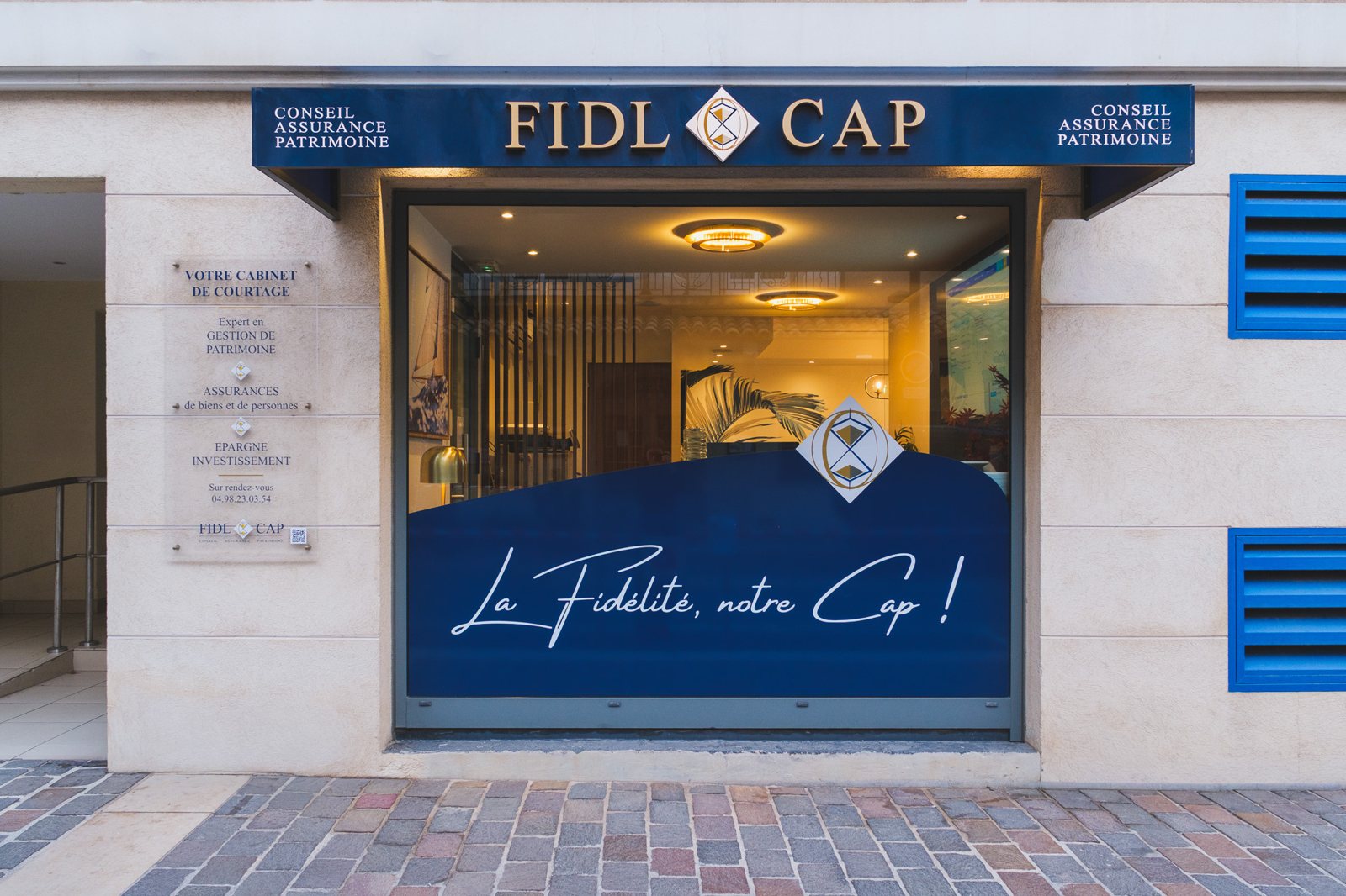 La vitrine du cabinet FIDL CAP